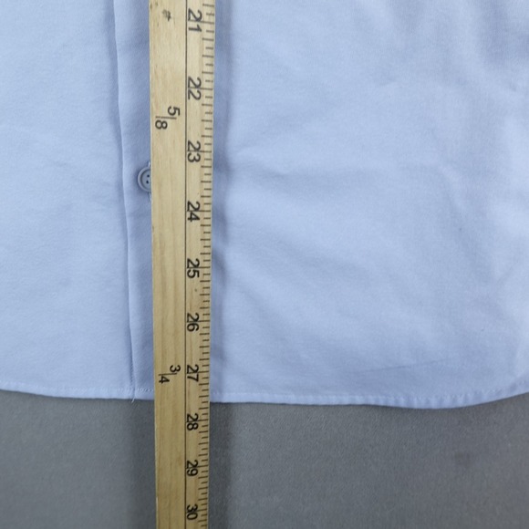 Lululemon Shirt Womens Medium Blue Button Up Long Sleeve Collared Top - Picture 3 of 7